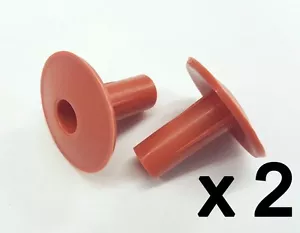 Copri passacavo parete ordinato foro plastica ingresso cavo antenna singolo coassiale marrone x 2 - Foto 1 di 4