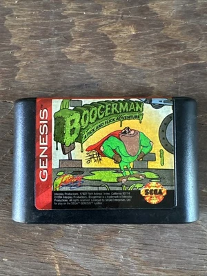 Boogerman: A Pick and Flick Adventure Sega Genesis USED - Image 1 of 2