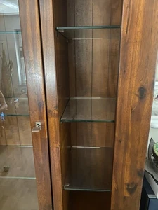 Schrank mit Glastüre und Glasböden - Bild 1 von 9