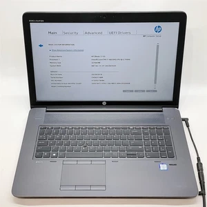 HP ZBook 17 G3 Laptop Intel Core i7 6820HQ 2.70GHZ 17.3" FHD 32GB NO HDD/BATTERY - Picture 1 of 9