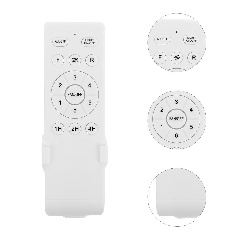  Telecomando universale per ventilatore: regolatore a 6 velocità con timer 1/2/4 - Immagine 1 di 4
