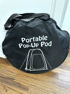 Vestidor/tienda portátil emergente + bolsa de transporte campamento deportivo Foto 1 de 2