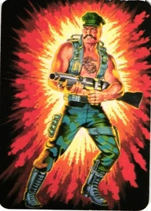 Carta Action Hasbro/Milton Bradley GI Joe 1986 - Marine (#10) - Foto 1 di 2