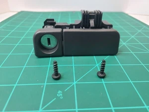 2007 Mitsubishi Eclipse Spyder Glove Box Latch Lock Dark Gray with Screws OEM - Picture 1 of 7