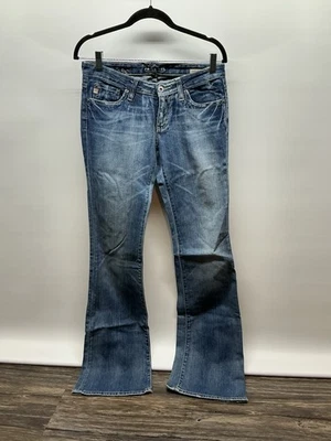 Big Star джинсы женщин ярлык 27XL Sweet загрузки ультра низкий подъем синий джинсовой ткани - Изображение 1 из 4