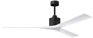 72" Matthews Nan XL Black White Large Outdoor Ceiling Fan with Remote - Picture 1 of 1