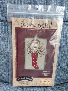 Strumpfvolles Kreuzstich & Applikationsmuster - Die ganze Nacht Volkskunst - Bild 1 von 1