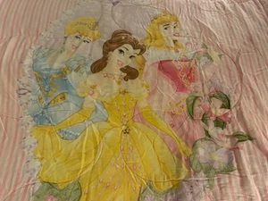 Vintage Disney Princess Twin Size Reversible Comforter Set - Picture 1 of 6