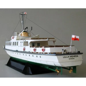1/100 Scale Polish Lilla Weneda Coastal Ferry Boat Model Education Gifts - Picture 1 of 7