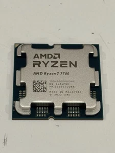 Processeur gaming AMD Ryzen 7 7700 8 cœurs 3,8 GHz socket AM5 OEM/plateau 1000000592 - Photo 1/2
