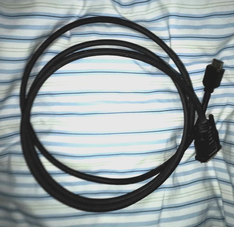 2m DVI-D Stecker 18+1 zu HDMI Adapterkabel - Bild 1 von 1