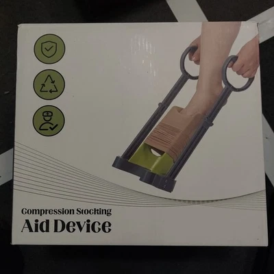 Dispositivo de ayuda para calcetines de compresión ayudante para ponerse medias de compresión NUEVO Foto 1 de 3