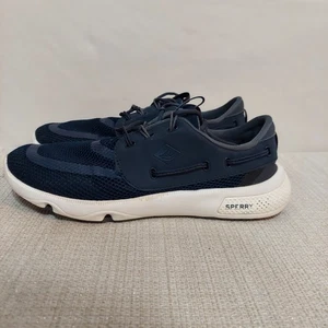 Sperry Women's 7 Seas 3 Eye Shoes Navy Size 10 Medium STS87583 - Picture 1 of 8