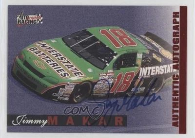 1996 Score Board Auto Racing Auto Jimmy Makar (Car) Auto - Image 1 of 2