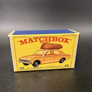 Matchbox Lesney #45 Ford Corsair With Boat NUR BOX - KEIN AUTO - Bild 1 von 10