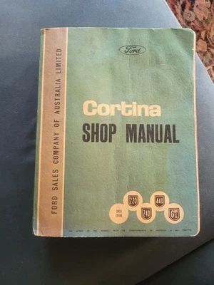 FORD CORTINA SHOP MANUAL Original 1966 1st ed Complete. 220, 240, 440 & GT. VGC. - image 1 of 4