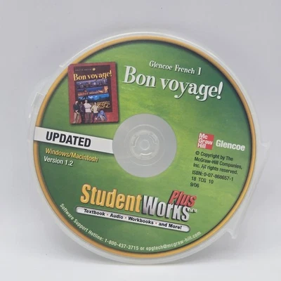 StudentWorks Plus Bon Voyage! French 1 CD Student Addition with Resources - Image 1 of 3