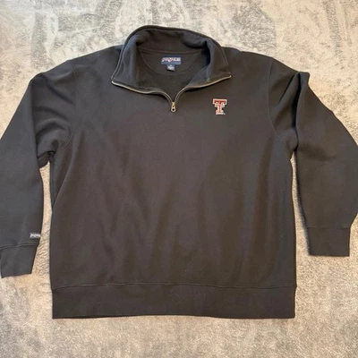 Sudadera Pullover JanSport Texas Tech Red Raiders NCAA Para Hombres 2XL Negra Foto 1 de 4