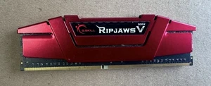 (Not working)G.SKILL Ripjaws V Series 8GB DDR4-3200 Memory F4-3200C16D-16GVRB - Picture 1 of 3