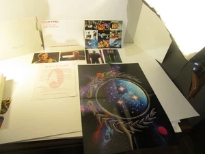 Star Trek lot cards , letter + Poster 1994 From Fan Club tc26 - Picture 1 of 2