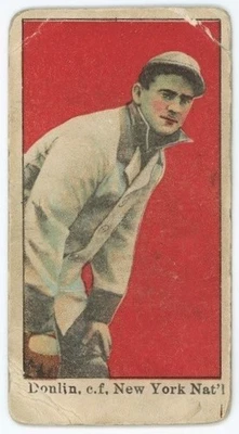1909-11 E90-1 American Caramel Mike Donlin New York Giants - Tarjeta resistente Foto 1 de 2