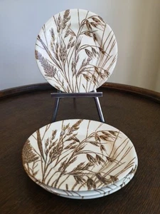 Set Of 4 English Ironstone Tableware Side Plates 7" EIT Wild Oats Engraved (#O) - Picture 1 of 8