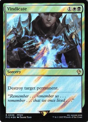 Vindicate (Surge Foil) R Commander: FINAL FANTASY 330 NM - Image 1 of 2