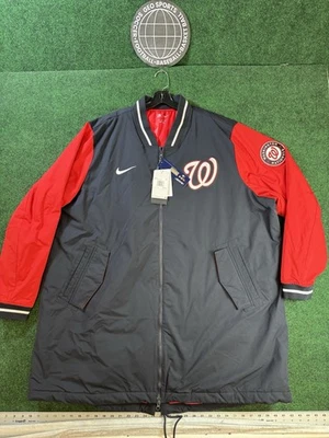Washington Nationals Nike Dugout Performance Full-Zip Jacket Men’s Size 3XL - Image 1 of 4