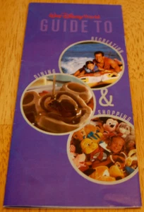 Walt Disney World Guide 2000 recreación compras comedor Magic Kingdom EPCOT MGM - Imagen 1 de 9