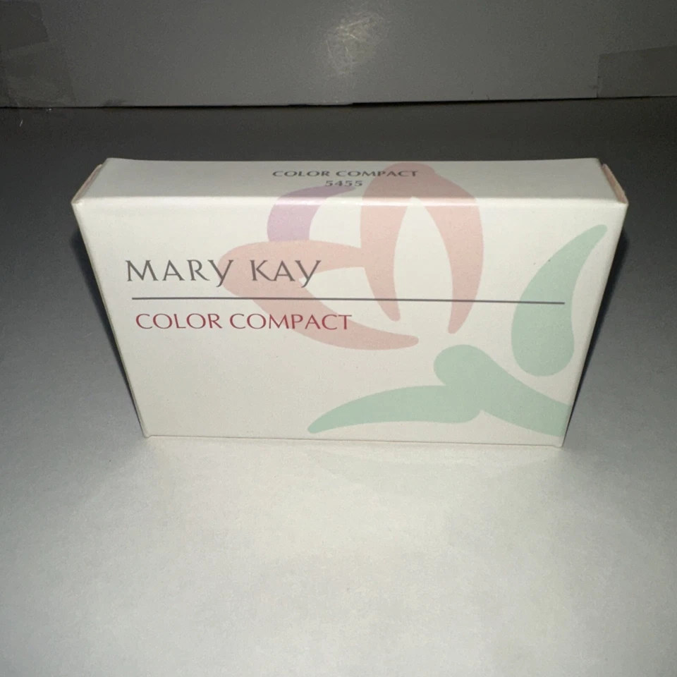 2 Mary Kay Pink and Gold Color Compact #5455