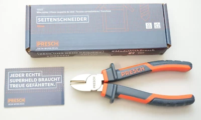 PRESCH Seitenschneider 160 mm gerade Profi Kabelschneider Drahtschneider Neu - Bild 1 von 4