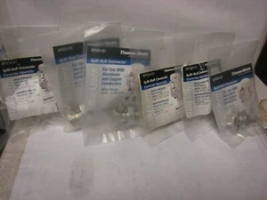 Six (6) Aluminum Split – Bolt Connectors ~ APS04-B1 ~ #4 - #10 - Picture 1 of 5