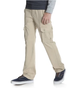 Wrangler Boys Flex Cargo Slim Fit Pant Beige Tan 9RKHWBF Size 4 Regular - Picture 1 of 5