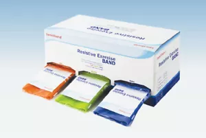 3 LEVEL 15EACH 45PCS Sanctband Resistance exercise Band Workout Physical Therapy - Picture 1 of 5