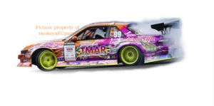1:10 RC Clear Body Shell Kit - Nissan Silvia S13 Spirit REI +TMAR Dragon Livery - Picture 1 of 15