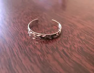 ANILLO DE PUNTERA AJUSTABLE DE CORTE DIAMANTE AMARILLO 14K (2 mm) - Imagen 1 de 9