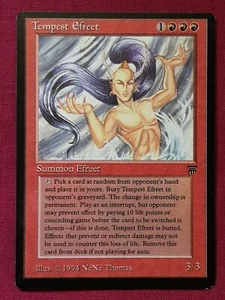 Magic The Gathering LEGENDS TEMPEST EFREET tarjeta roja Magic The Gathering - Imagen 1 de 2