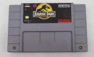 Jurassic Park Super Nintendo Snes Auténtico Limpio y Probado ENVÍO RÁPIDO - Imagen 1 de 6