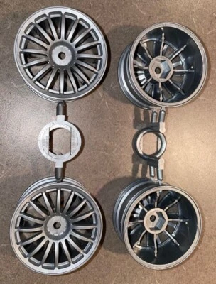 Tamiya 18 Spoke 26mm Touring Car Wheels (x4) - Assorted Color TT01/TT02/TA05/TRF - Image 1 of 2