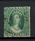 Grenada 1861 SG#1 1d Bluish Green Used No Wmk #A12860