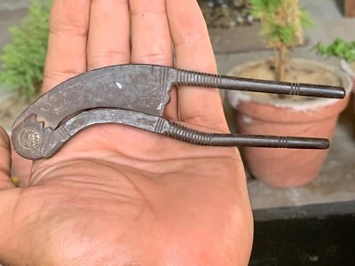 Antique Indian Old Iron Handcrafted Betel Nut Cutter Areca Nut Cutter Cracker - Image 1 of 4