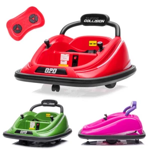 12V Kids Ride on Bumper Car 360° Spinning Electric Vehicle Toy w/Remote Control - Picture 1 of 22