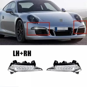 A Pair LED DRL Daytime Running Light Front Fog Ligh for Porsche 911/991 12-2017 - Picture 1 of 6