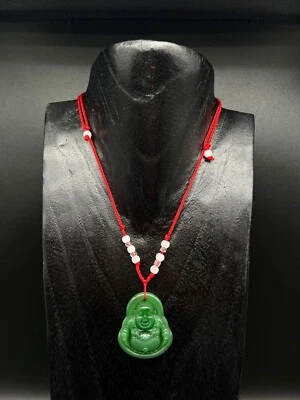 绿玉佛吊坠链项链红绳 — 第 1/4 张图片