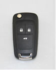 Remote Flip Key Fob Case 3 Button For Chevrol Cruze Vauxhall Opel Astra Insignia