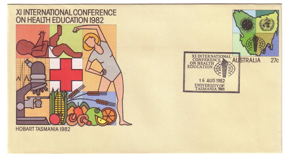 1982 APM11970 Pict.PMK. XI International Conference on Health Education PSE CV$5 - Image 1 of 1