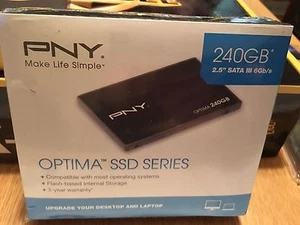 NEW FACTORY SEALED PNY Optima 240GB 2.5-Inch SOLID STATE DRIVE SSD7SC240GOPT-RB - Picture 1 of 2