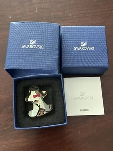 Swarovski Crystal Rocking Gingerbread Man 5004554 Rare Mint Boxed Retired Xmas - Picture 1 of 8