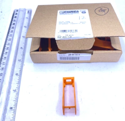 Phoenix Contact Lot of 12 Relay Accessory Retaining Bracket 2904468 New - Image 1 of 4