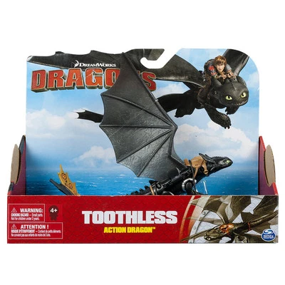 Rare 2017 Spin Master DreamWorks Dragons: TOOTHLESS How to Train Your Dragon NiB - Image 1 of 4